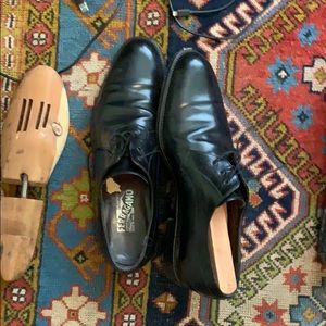 Salvatore Ferragamo Black Loafers
